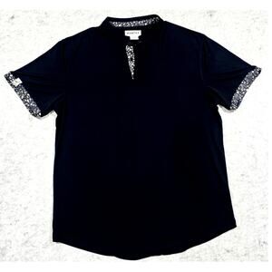 Mantra Catalyst Polo Flora Contrast 4 way stretch UPF 50+ Mens Sustainable Sz XL